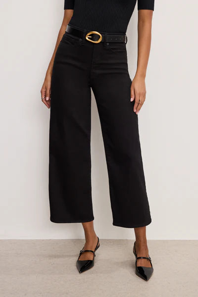 GOOD WAIST CROPPED PALAZZO NEVER FADE JEANS