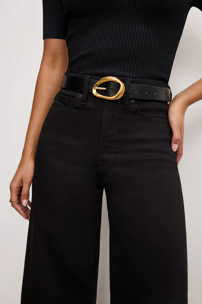 GOOD WAIST CROPPED PALAZZO NEVER FADE JEANS