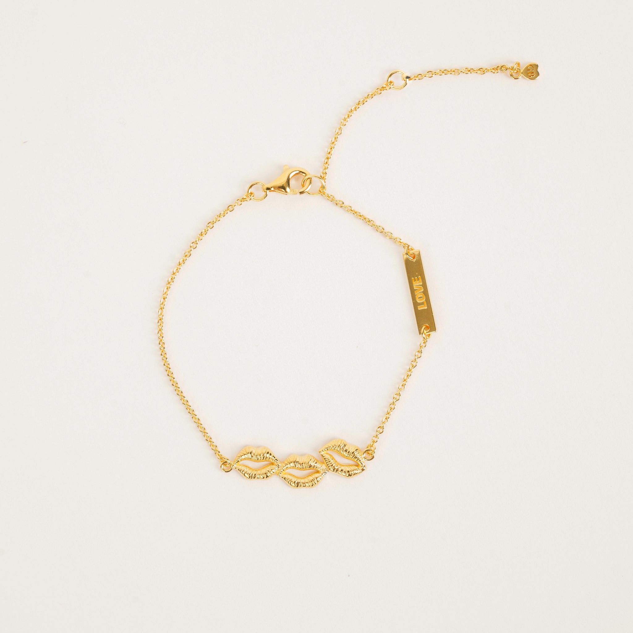 Lip Love Charm Bracelet 1